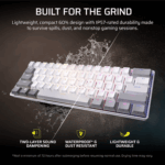 Corsair CLIPPER PRO MINI 60 Hall Effect Gaming Keyboard – White - Image 6