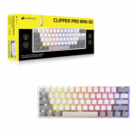 Corsair CLIPPER PRO MINI 60 Hall Effect Gaming Keyboard – White - Image 7