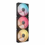 Corsair iCUE LINK LX120-R RGB 120mm PWM Reverse Fans Starter Kit 3-Pack - Image 4