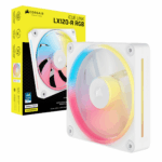 Corsair iCUE LINK LX120-R RGB 120mm PWM Reverse Fan Expansion – White - Image 5