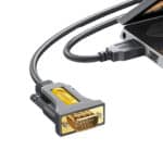 UGREEN USB 2.0 to RS-232 Serial Adapter Cable (USB-A Male to DB9 Male)-Black - Image 3