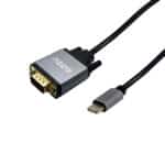 Gizzu Full HD Type-C to VGA Cable (1.8m) - Black - Image 2