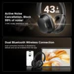 UGREEN HiTune Max 5C Hybrid ANC Headphones – Black - Image 4