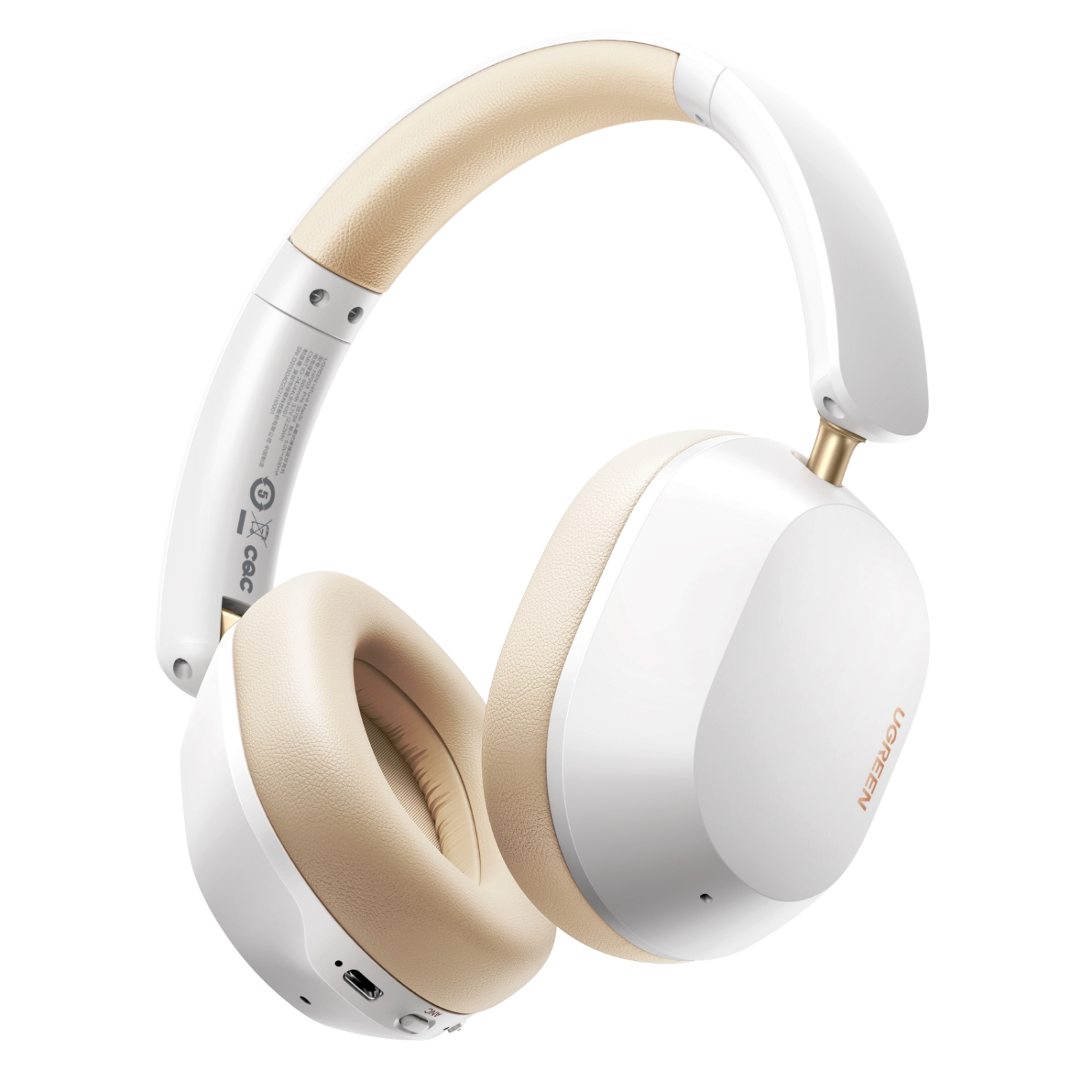 HP203-35758.jpg UGREEN HiTune Max 5C Hybrid ANC Headphones–White - Image 1