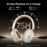 UGREEN HiTune Max 5C Hybrid ANC Headphones–White - Image 6