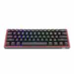 Redragon K616 FIZZ Pro 61-Key RGB Mechanical Gaming Keyboard – Black (60%, RGB, Wireless/Wired, Hot-Swappable) - Image 2