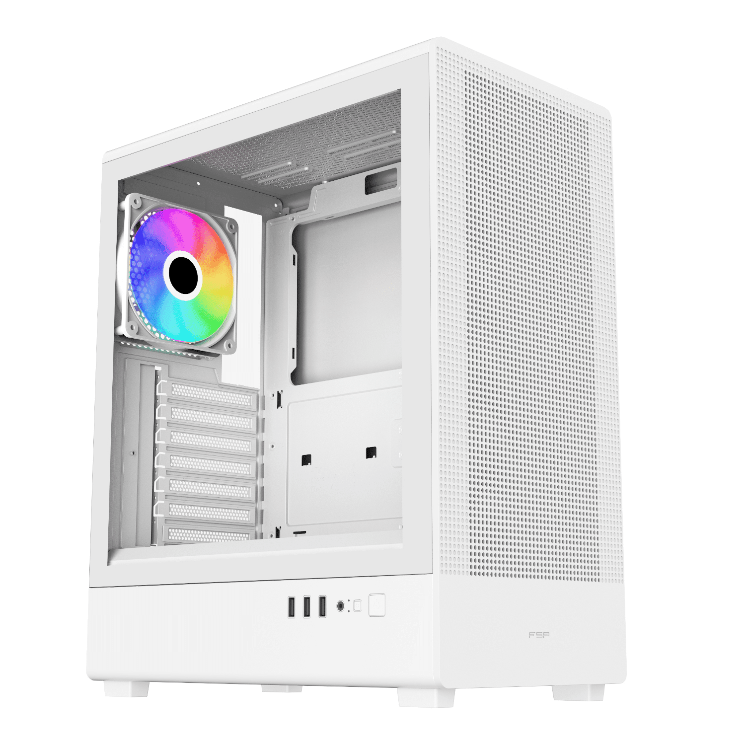 M221-WA_FSP_M221_ATX_Mid_Tower_Gaming_Chassis_-__wr_01.png FSP M221 ATX Mid Tower Gaming Chassis - White - Image 1