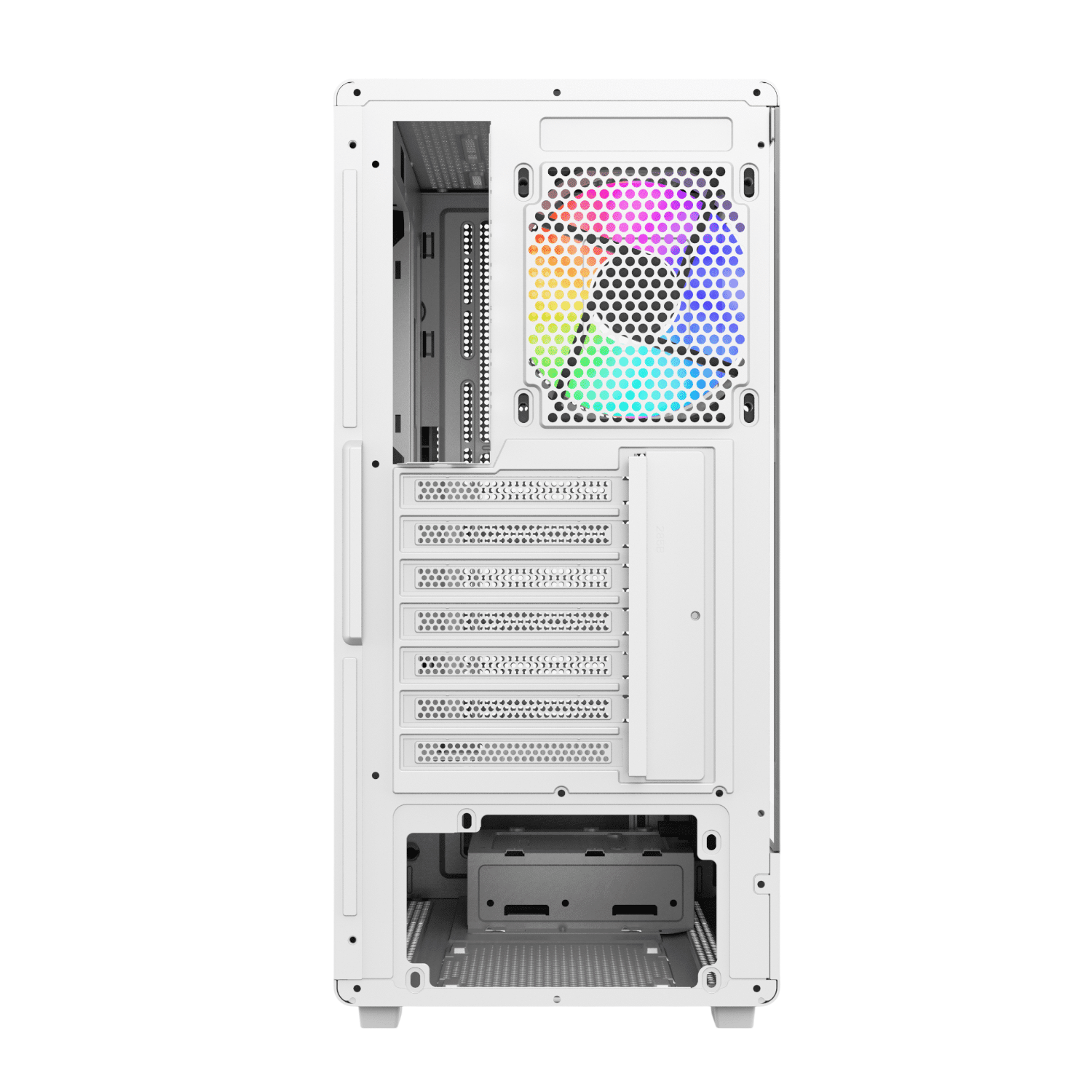 FSP M221 ATX Mid Tower Gaming Chassis - White - Image 6