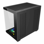 FSP M341 ARGB ATX Mid Tower Gaming Chassis - Black - Image 6