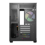 FSP M341 ARGB ATX Mid Tower Gaming Chassis - Black - Image 7