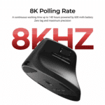 Keychron M5-A29 1K Wireless Mouse (BT/2.4GHz/Wired) - Black - Image 6