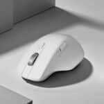 Keychron M6SB72 1K Wireless Mouse (BT/2.4GHz/Wired) with Huano silent Micro switch and premium wheel - White - Image 3