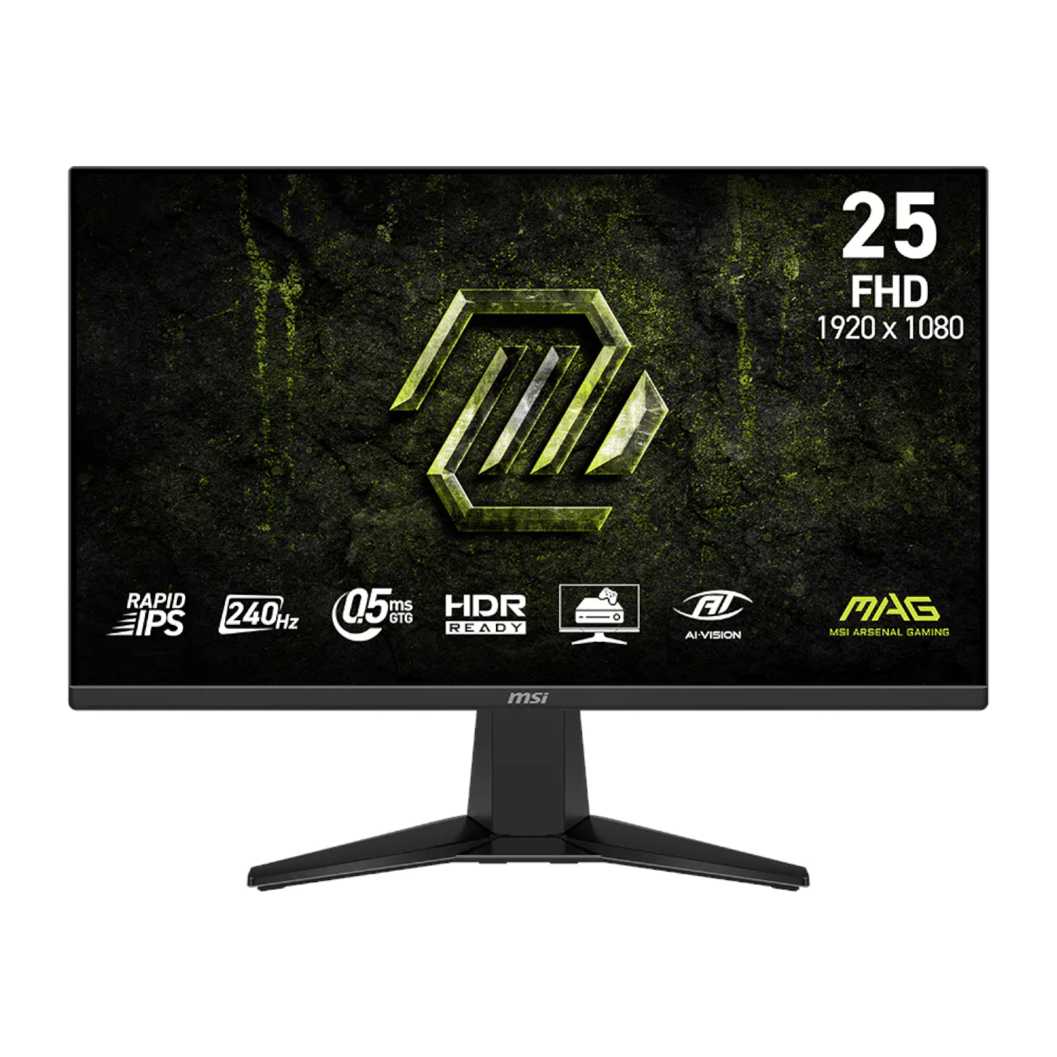 MAG-255F-X24_MSI-MAG-255F-X24-25-inch-FHD-240Hz-IPS-Gaming-Monitor-Black_wr_01a.jpg MSI MAG 255F X24 25″ FHD 240Hz IPS Gaming Monitor - Image 1