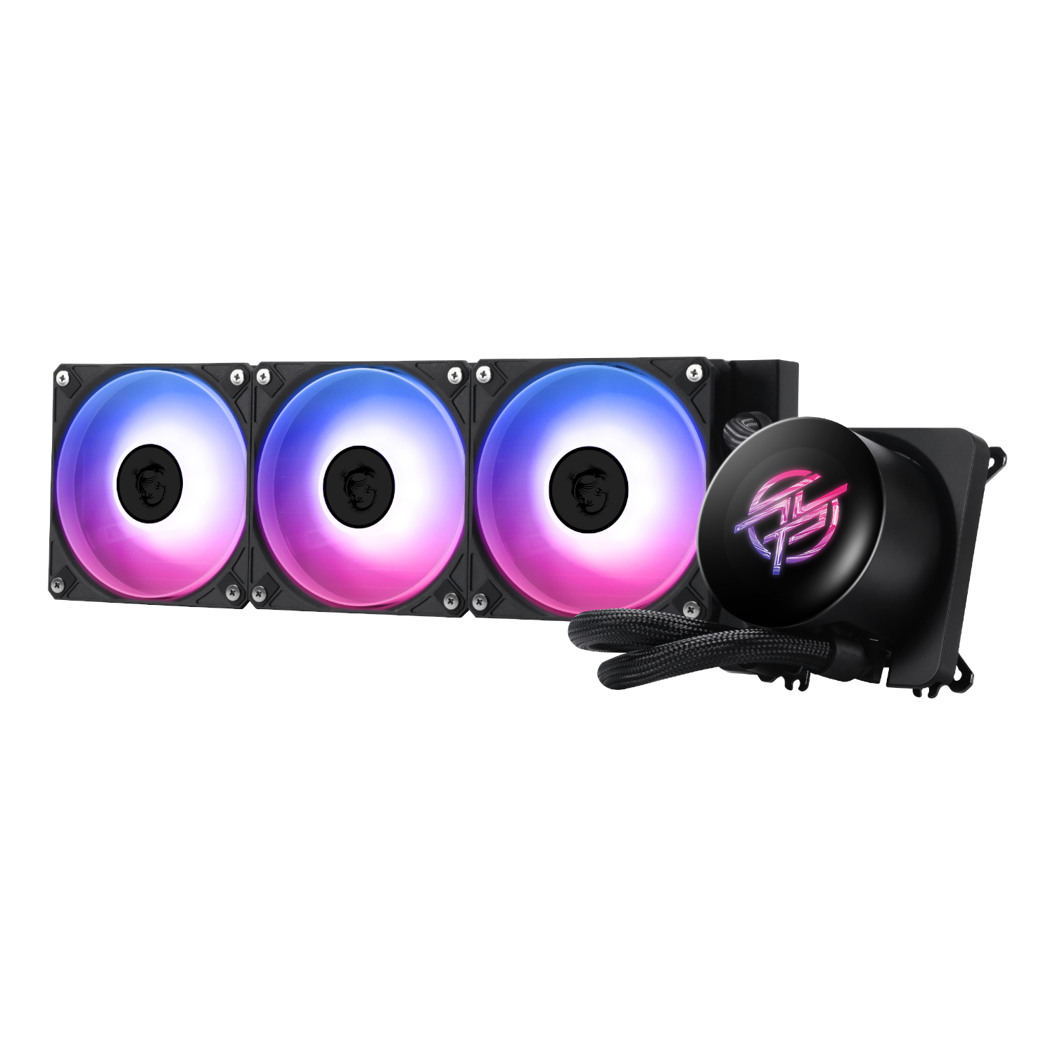 MPGCORELIQUIDP13360_MSI-MPG-Coreliquid-P13-360-AIO-Liquid-CPU-Cooler-Black_wr_01a.jpg MSI MPG Coreliquid P13 360 AIO Liquid CPU Cooler - Black - Image 1