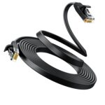 UGREEN NW102 Cat6 U/UTP Flat Ethernet Cable 1m - Black - Image 3