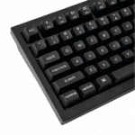 Keychron double Shot KSA PBTFull Keycap Set - White On Black - Image 2