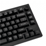 Keychron double Shot KSA PBTFull Keycap Set - White On Black - Image 3