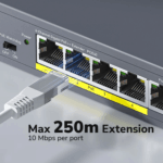 Cudy 4 Port Gigabit PoE 1x PoE Input 60W Switch - Image 3
