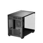 Deepcool CG330 3F Panoramic Dual-Chamber Micro-ATX Gaming Chassis - Black - Image 9