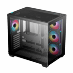 DeepCool CG530 4F Tempered Glass ATX Gaming Chassis - Black - Image 3