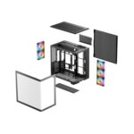 DeepCool CG590U 5F ATX ARGB Gaming Chassis - Black - Image 11