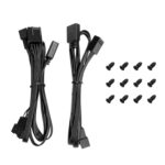 DeepCool FL12R SE 3-in-1 ARGB 120mm PWM 3 Fan Pack - Black - Image 7