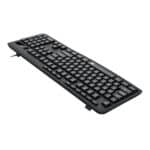 Redragon BK-7366 Full-size Ergonomic Wired Membrane Office Keyboard - Black - Image 4