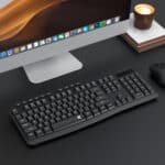 Redragon BK-7367 Full-size Ergonomic Wireless Membrane Office Keyboard - Black - Image 6