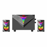 REDRAGON 2.1 Satellite Speaker TOCCATA RGB 11W Gaming Speaker - Black - Image 2