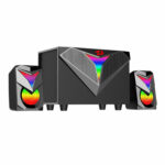 REDRAGON 2.1 Satellite Speaker TOCCATA RGB 11W Gaming Speaker - Black - Image 4