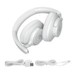 Redragon H610 VIBECORE ANC Bluetooth Wireless Over-ear Headphones – White - Image 7