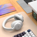 Redragon H610 VIBECORE ANC Bluetooth Wireless Over-ear Headphones – White - Image 8