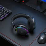 Redragon FURY WRS Over-Ear Wireless Gaming Headset - Black - Image 7