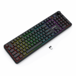 Redragon RM104 PRO VOLCANO RGB Wireless Membrane Gaming Keyboard - Black - Image 4