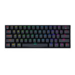 REDRAGON DRACONIC PRO Mechanical 61 Key|Bluetooth 5.0|RGB 9 Colour Modes|Rechargable Battery|Type-C Charging Cable Gaming Keyboard - Black - Image 2