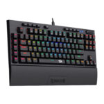 Redragon K588 RGB Pro BROADSWORD TKL Mechanical Wired Gaming Keyboard - Black - Image 3