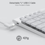 Redragon K632 HORUS Mini 60% RGB Wired Gaming Keyboard – White - Image 5