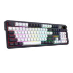 Redragon K762WB-RGB-PRO LCD Full-size Gasket Mechanical Keyboard - Black