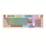 Redragon EISA 100 Retro RGB Wireless Mechanical Keyboard - Cream/Grey - Image 2