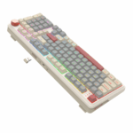 Redragon EISA 100 Retro RGB Wireless Mechanical Keyboard - Cream/Grey - Image 6
