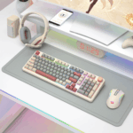 Redragon EISA 100 Retro RGB Wireless Mechanical Keyboard - Cream/Grey - Image 8