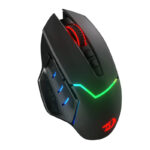 REDRAGON Mirage Pro 8000DPI RGB Wireless Gaming Mouse - Black - Image 2