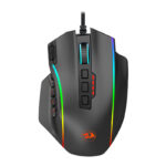REDRAGON PERDICTION 4 12400DPI RGB MMO Ergo Gaming Mouse - Black