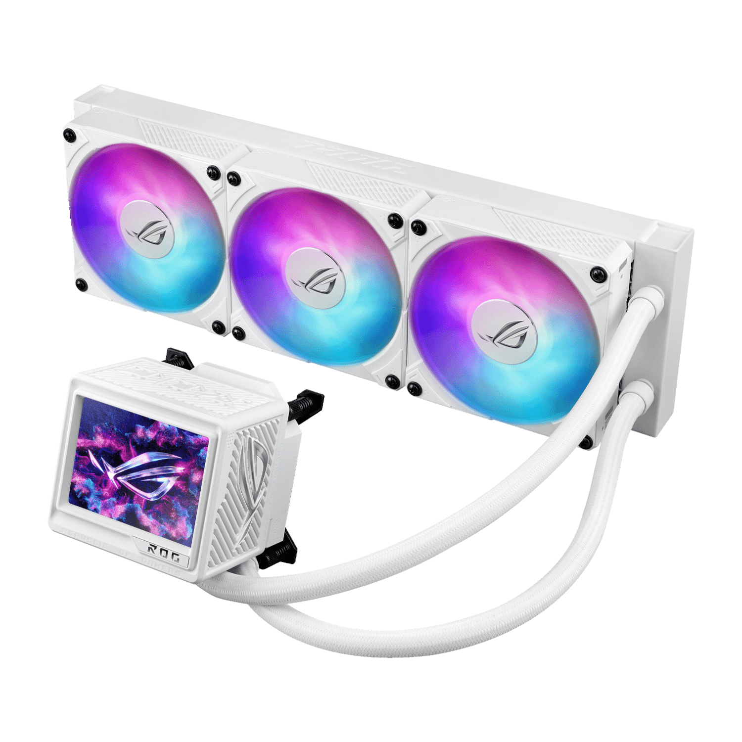 ASUS ROG RYUJIN III 360mm ARGB Extreme White Edition Liquid CPU Cooler - Image 1