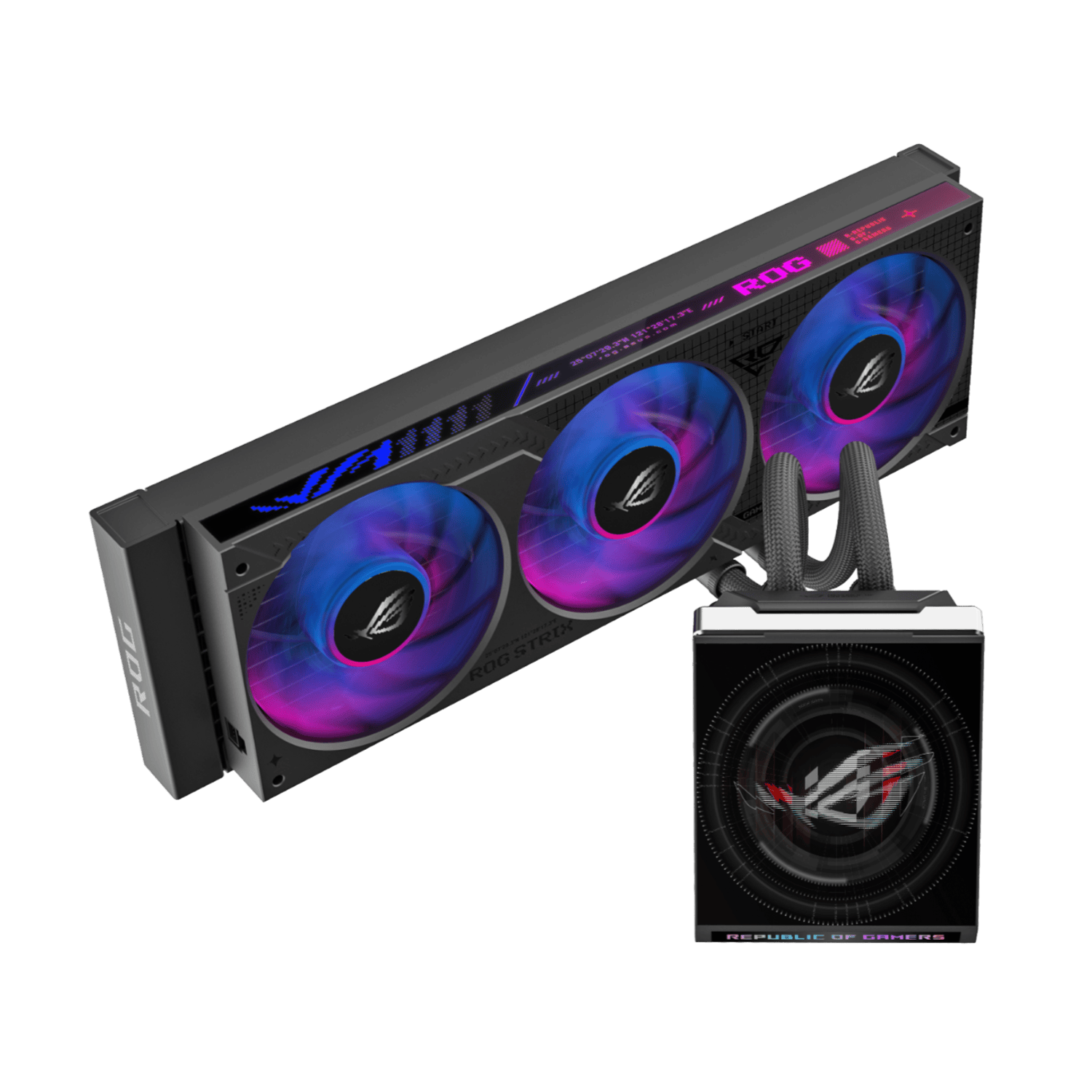 ROGSTRIXSLCIV360ARGBLCD_ASUS_ROG_Strix_SLC_IV_360_ARGB_LCD_Liqui_wr_01.png ASUS ROG Strix SLC IV 360 ARGB LCD Liquid CPU Cooler - Black - Image 1