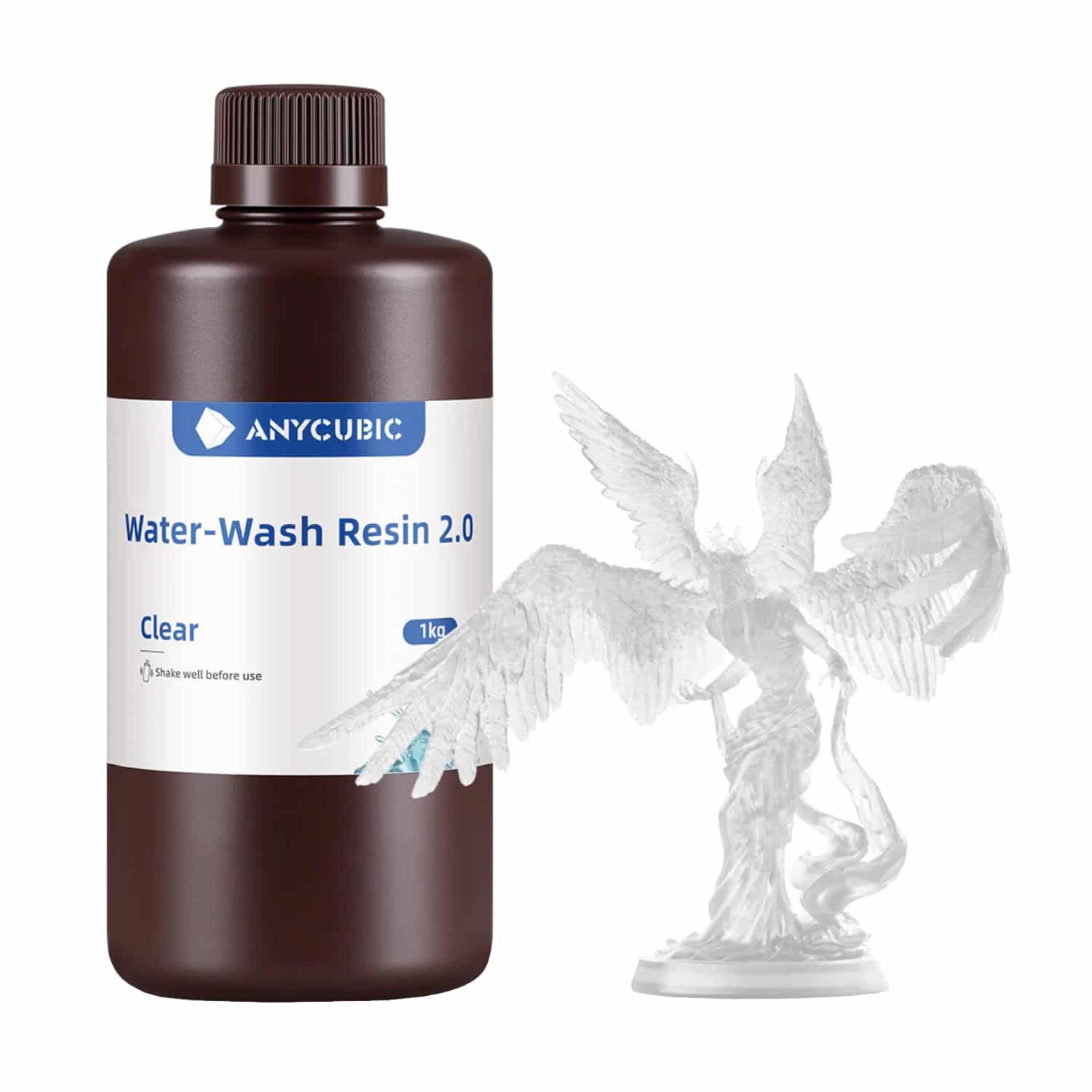SSX2CL-10_Anycubic-Water-Wash-Resin-2.0-Clear_wr_01a.jpg Anycubic Water Wash Resin 2.0 - Clear - Image 1