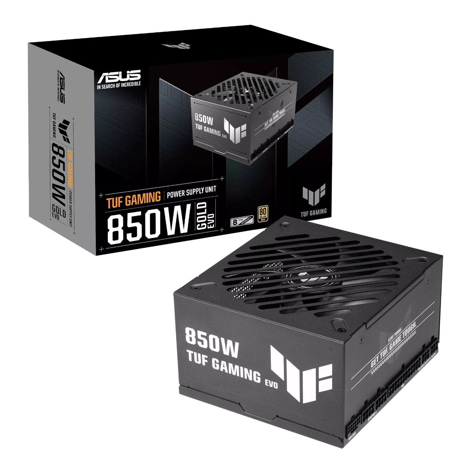 ASUS TUF Gaming EVO 850W 80 PLUS Gold Modular Power Supply - Image 1