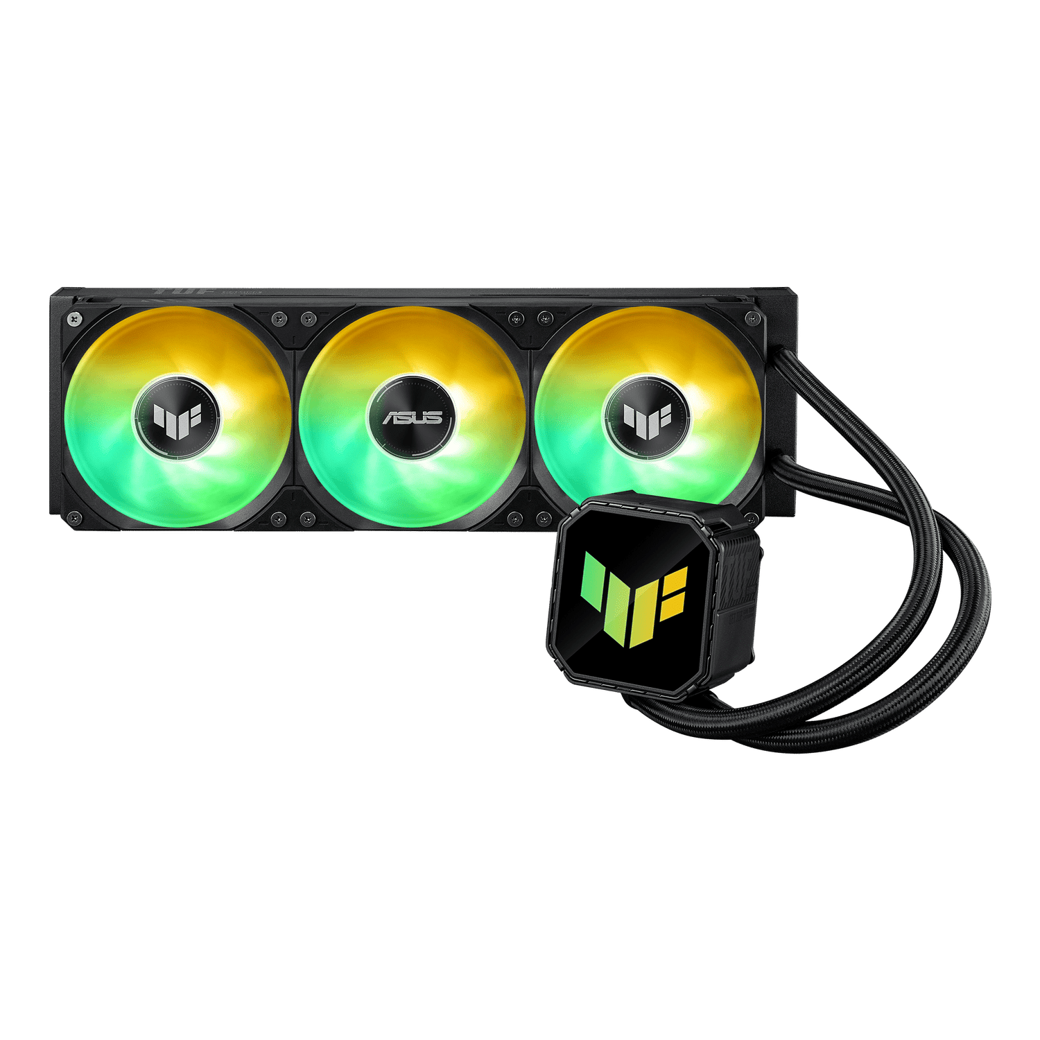 TUFGAMINGLCIII360ARGB_ASUS_LIQUID_COOLER_TUF_GAME_360_ARGB_wr_01.png ASUS TUF Gaming LC III 360 ARGB CPU Liquid Cooler - Black - Image 1