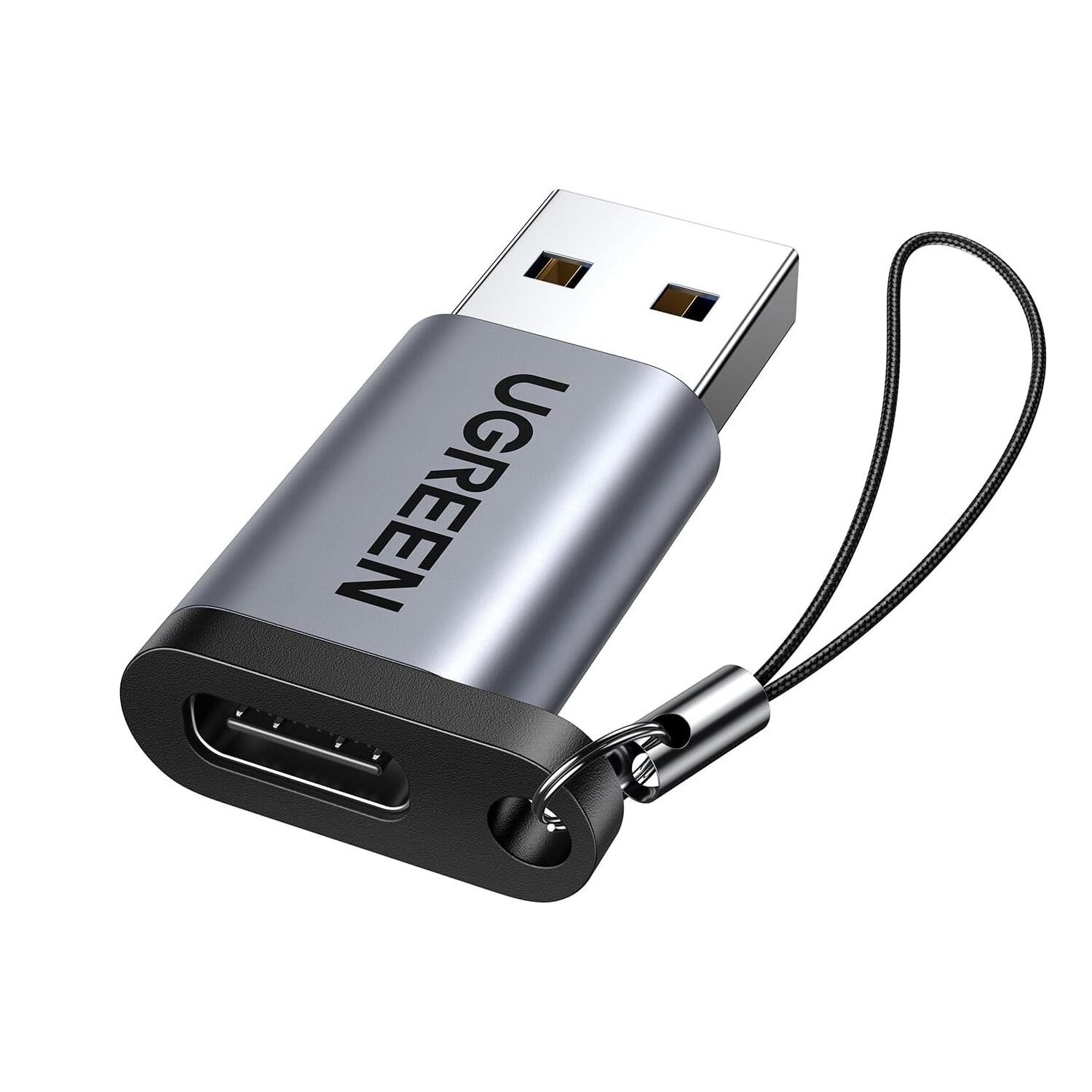 US276-wr-01.jpg UGREEN USB 3.0 Male to Type-C 3.1 Female Adapter, Data Transfer and Charging - Image 1