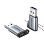 UGREEN USB 3.0 Male to Type-C 3.1 Female Adapter, Data Transfer and Charging - Image 2